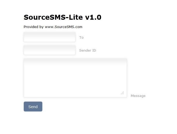 Download web tool or web app SourceSMS-Lite | Send SMS with PHP Download web tool or web app SourceSMS-Lite | Send SMS with PHP